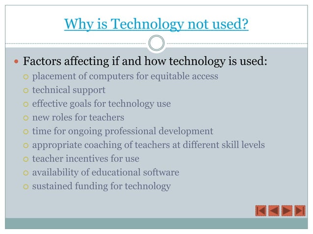 Technology Education | PPTX | IT and Internet Support | Internet