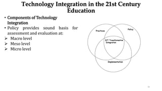 Technology & Education - A Primer for 21st century education & beyond ...