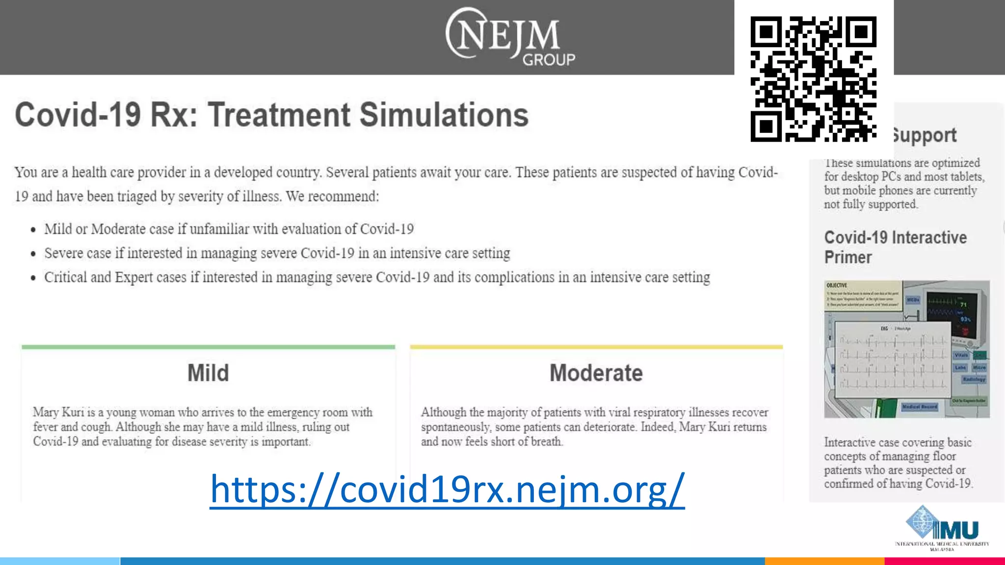https://covid19rx.nejm.org/
 