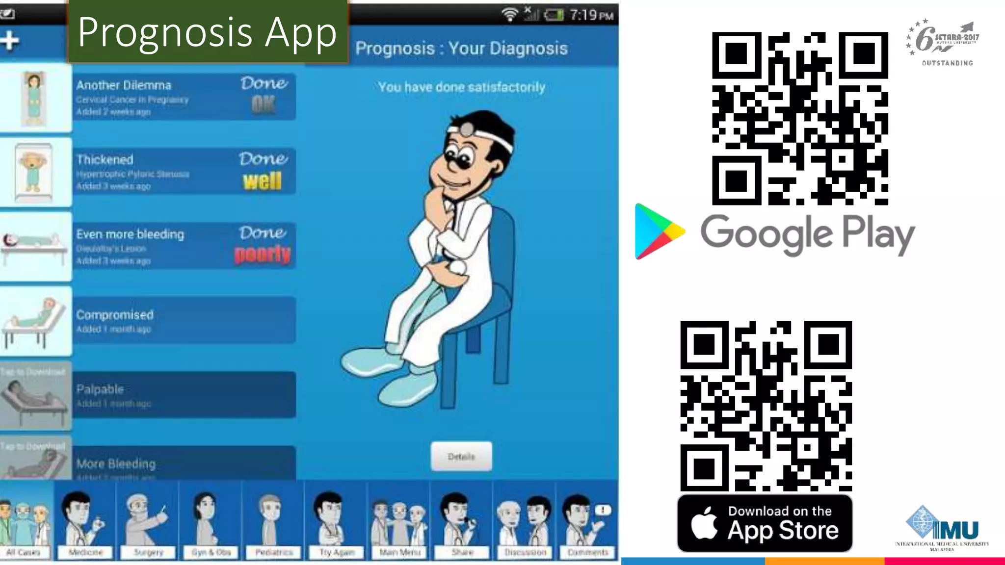 Prognosis App
 