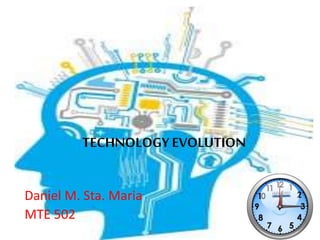 TECHNOLOGY EVOLUTION
Daniel M. Sta. Maria
MTE 502
 
