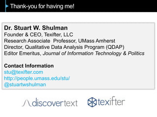 Technology for Citizen Voices PPT