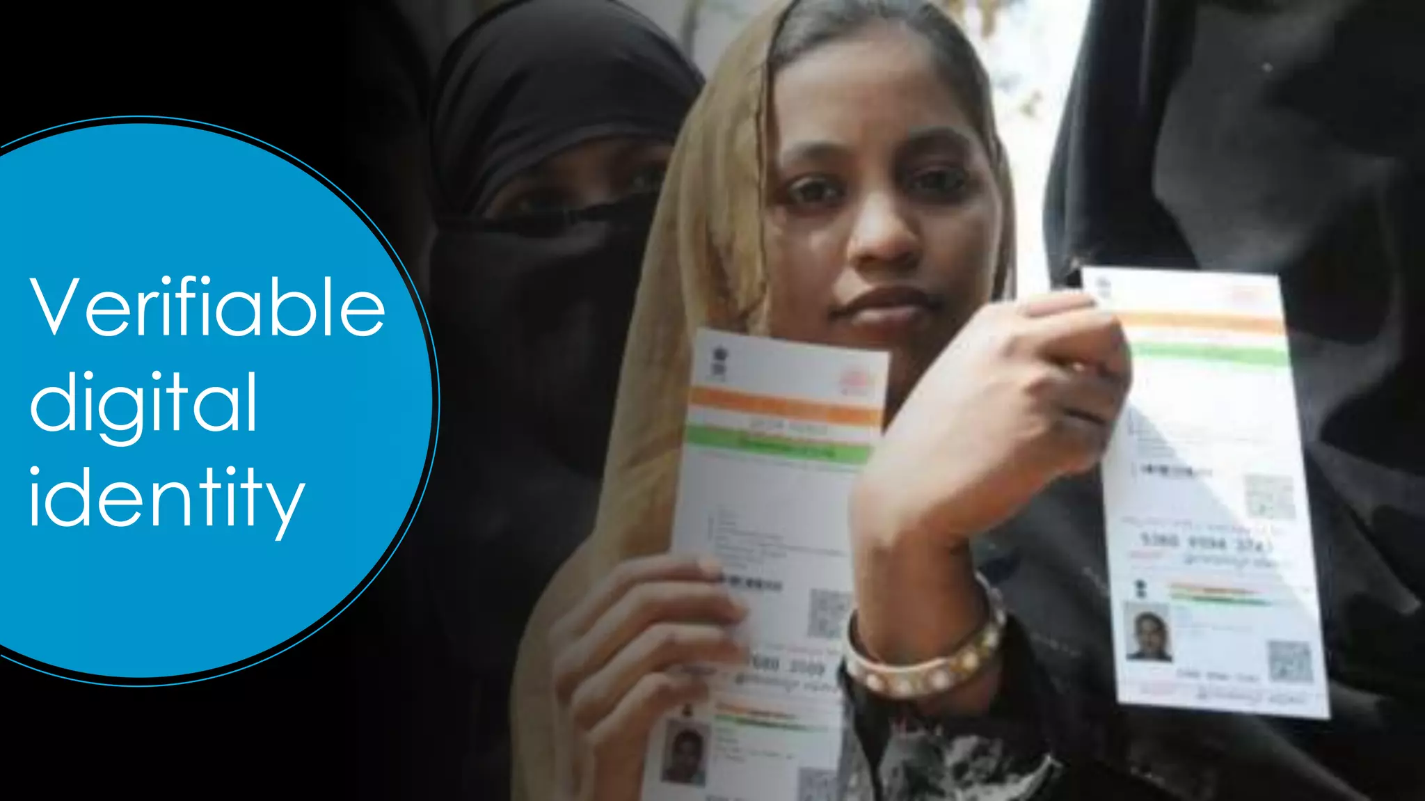 Verifiable
digital
identity
 