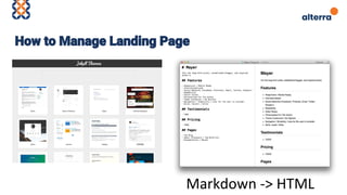 Markdown -> HTML
 