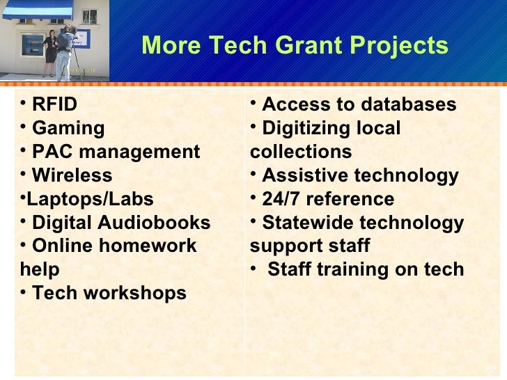 Technology Grants 101 March 2009