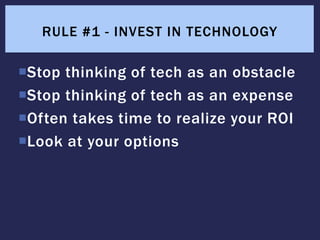 10 Technologies for Small Business Owners Slide 11