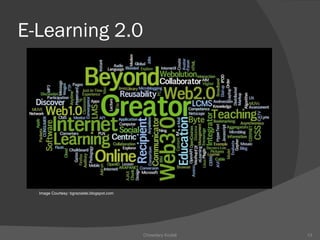 E-Learning 2.0 Image Courtesy: bgraziadei.blogspot.com Chowdary Kodali 