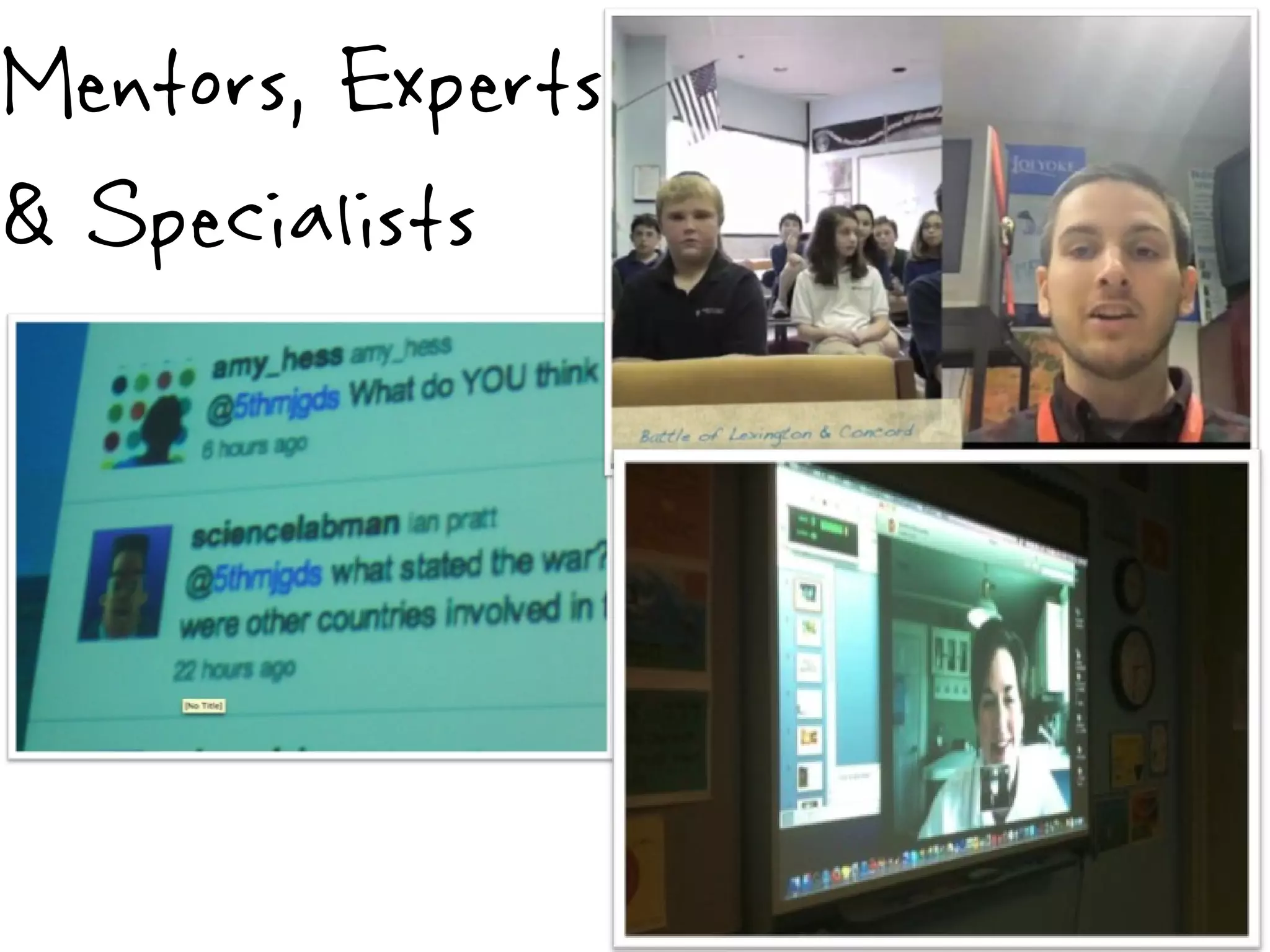 Mentors, Experts & Specialists