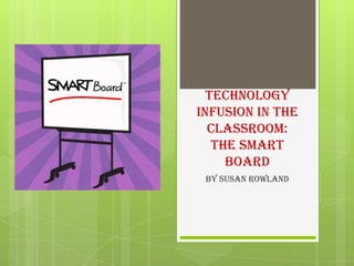 Technology Infusion in the classroom:The SMART Board  By Susan Rowland 