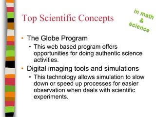 Technology in Mathematics and Science IDT285 | PPTX