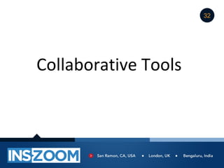 32




Collaborative Tools
 
