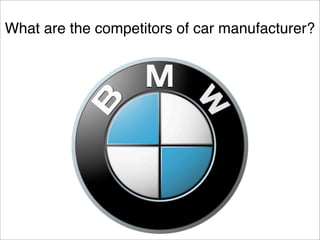 What are the competitors of car manufacturer? 
 