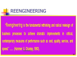 REENGINEERING
99
 