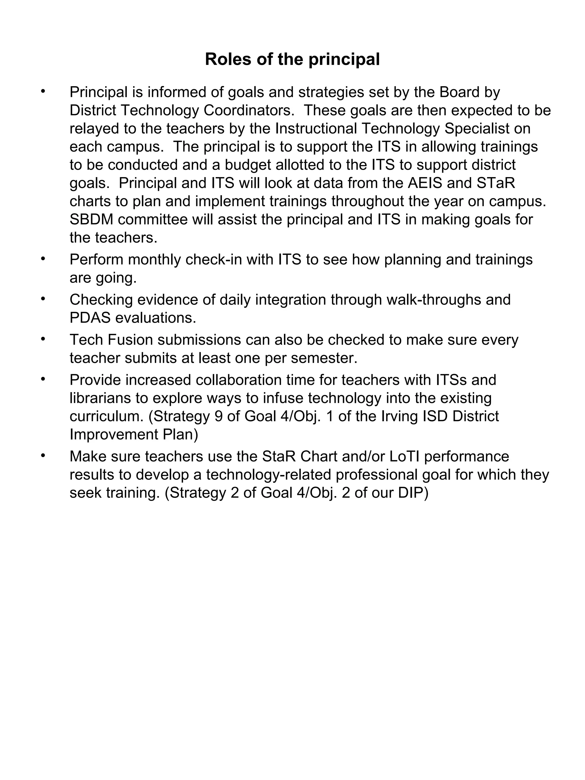Technology integration chart | PDF