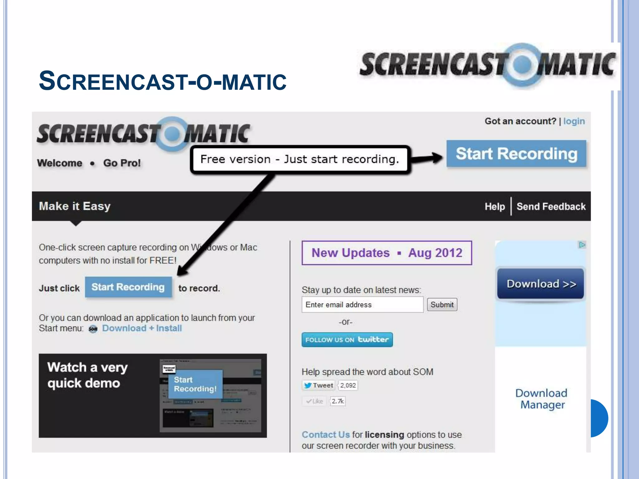 SCREENCAST-O-MATIC

 