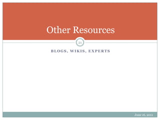 Meaningful Evaluation: RubistarJune 16, 201115