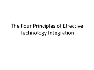 Technology In The Classroom