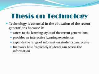 Slide 4: Technology in K-12 Classrooms
