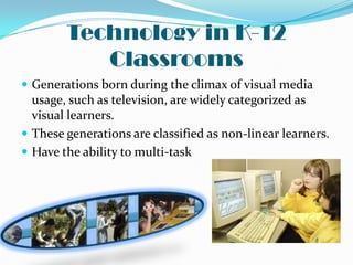 Slide 5: Technology in College Classrooms