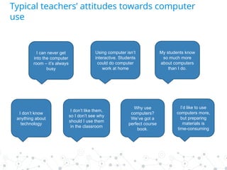 Work Consuning Computing technology in the classroom is used here | PPTX