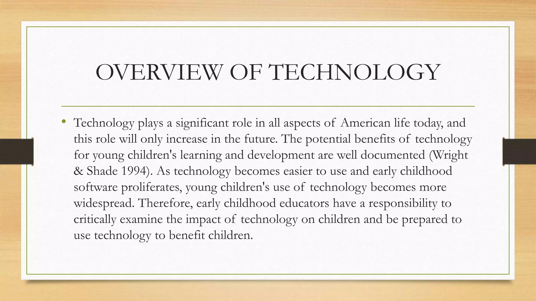 Technology in the classrooms | PPTX