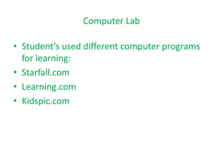 Technology In The First Grade Classroom | PPTX