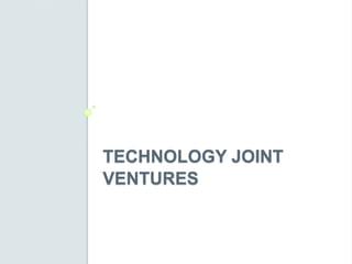 Technology joint venture