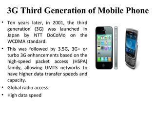 Technology Life Cycle With Mobile Generation Example | PPT