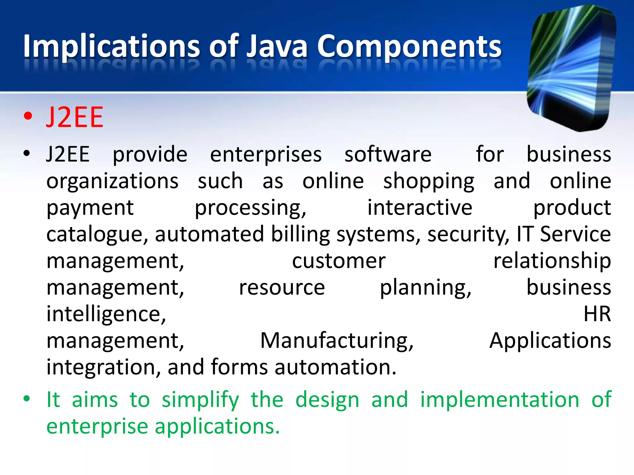 Technology life cycle of java | PPT