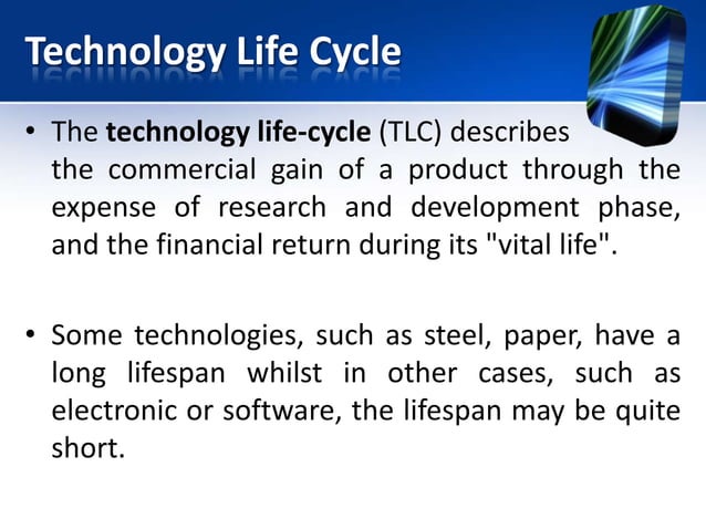 Technology life cycle of java | PPT