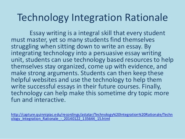 persuasive essay on technology