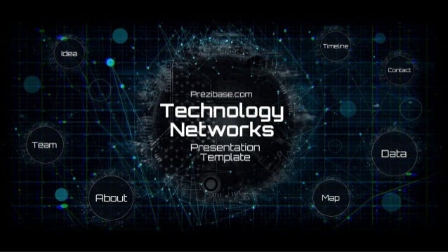 technology network prezi presentation template