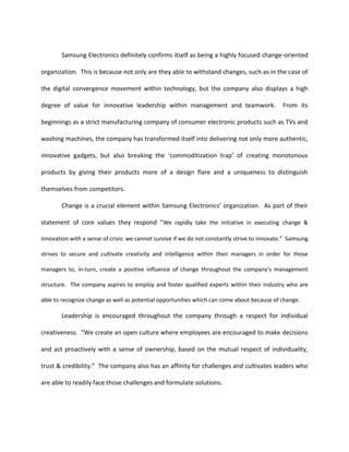 .Strategic Management of Technology and Innovation 5th Edition  by Robert Burgelman, Clayton Christensen, Steven WheelwrightSamsung Electronics  .