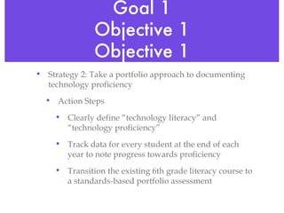 Technology Objectives Exmaple Technology Plan Overview Feb 2011 | PPT