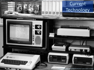 Current
            Technology




http://boingboing.net/2008/04/03/atari-users-desk-cir.html
 
