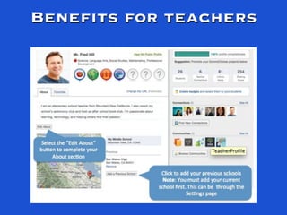 Benefits for teachers
 