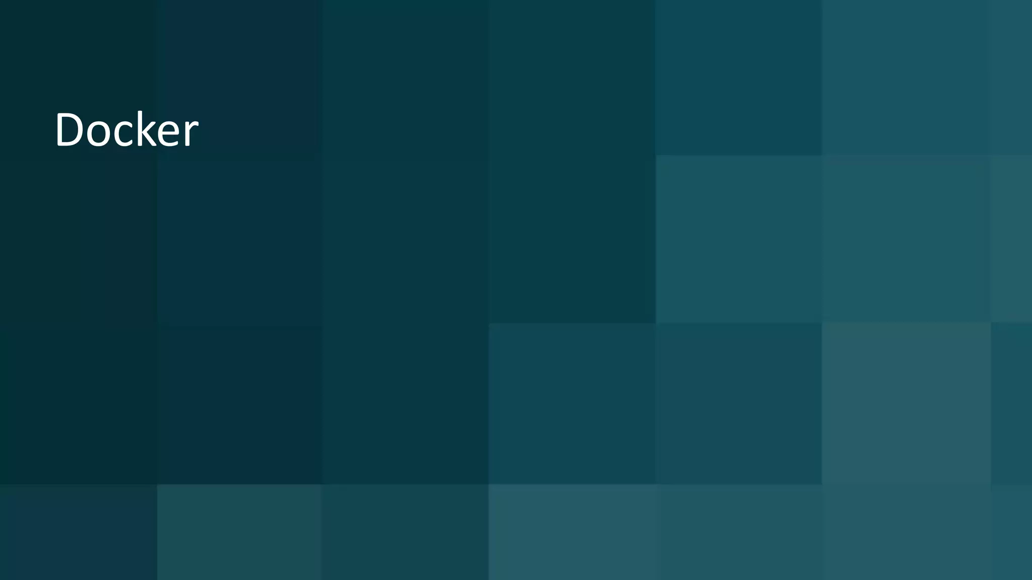 14 © 2015 CA. ALL RIGHTS RESERVED.
Docker
 