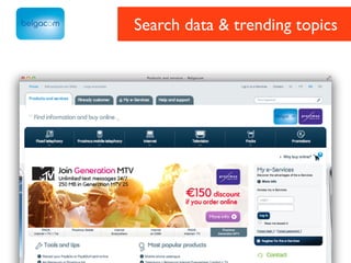 Search data & trending topics
 