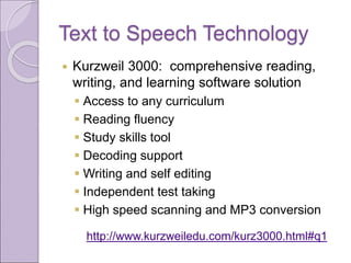 Technology For the Inclusive Classroom | PPT