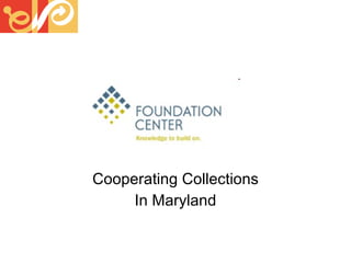 Cooperating Collections In Maryland 