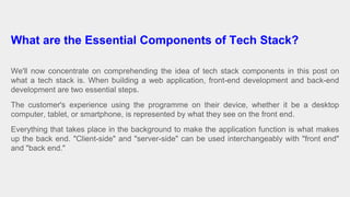 What Is A Technology Stack?