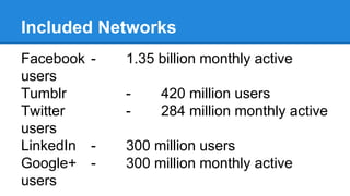 Technology stack of social networks [MTS] Slide 4