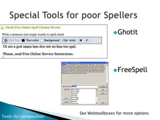 organize ideas & blend information into written product 