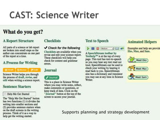 Voice RecognitionConversion of speech to textBuilt into operating system to control computer (Windows 7 and Mac OSX)Training takes up to 10 hours for good recognition, general speech recognition does not discriminate voices, Tools for composition