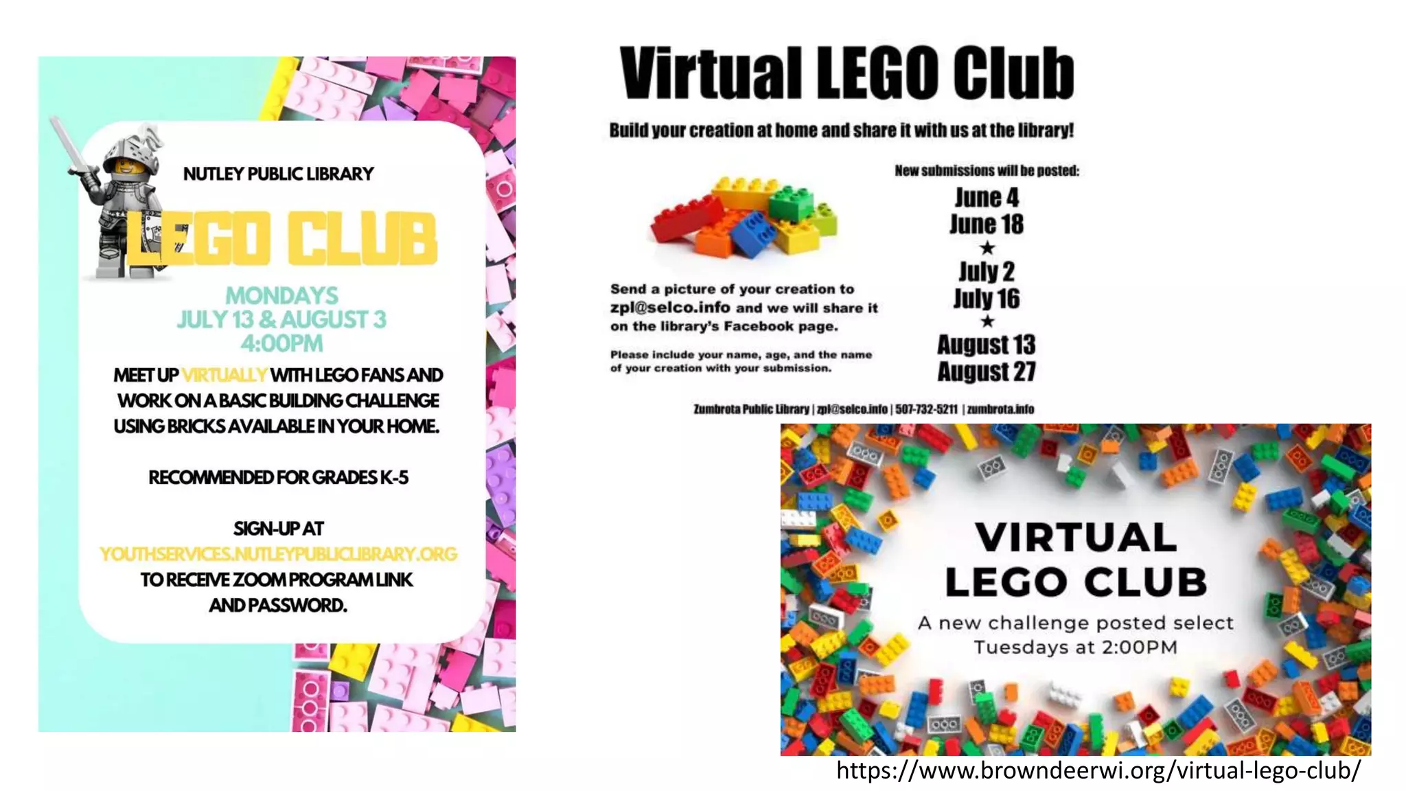 https://www.browndeerwi.org/virtual-lego-club/
 