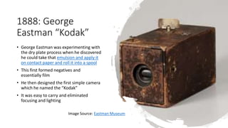 George Eastman Inventions Technology timeline | PPTX