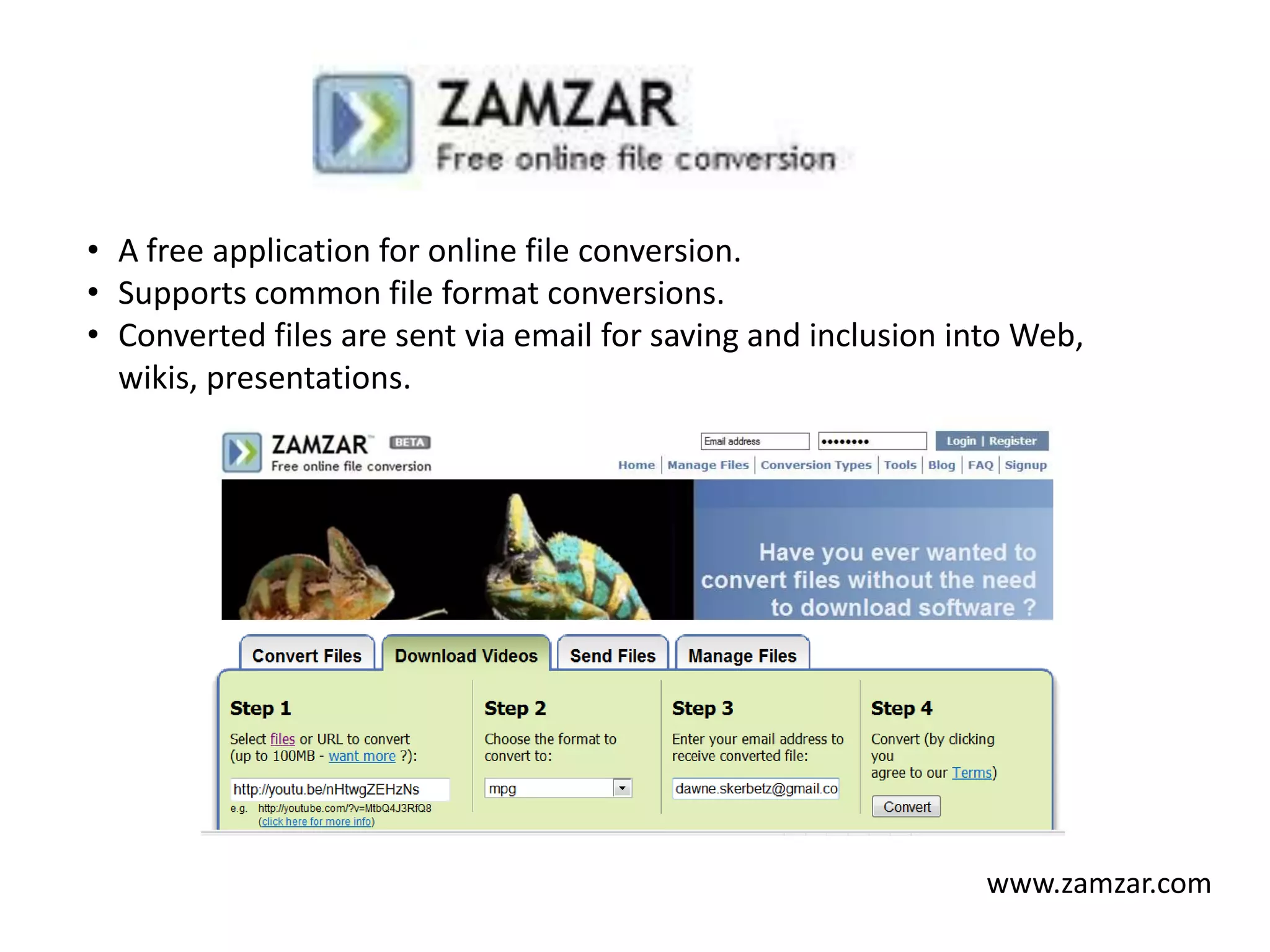 Screen capture application.Take a picture or a short video of something you	see or do on your computer monitor.Share instantly via email, blog or the Web.www.jing.com