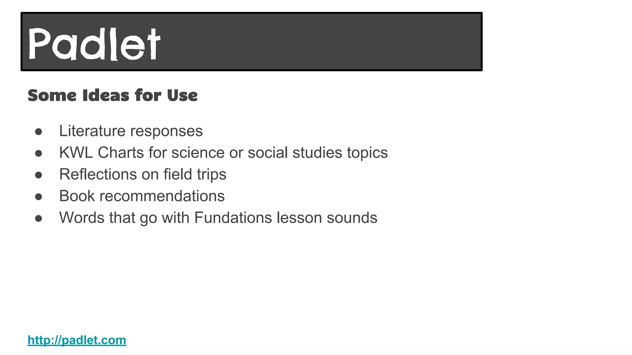 Padlet
http://padlet.com
 