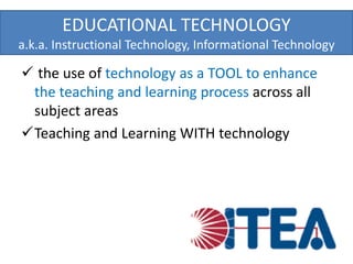 Technology to support learning | PDF