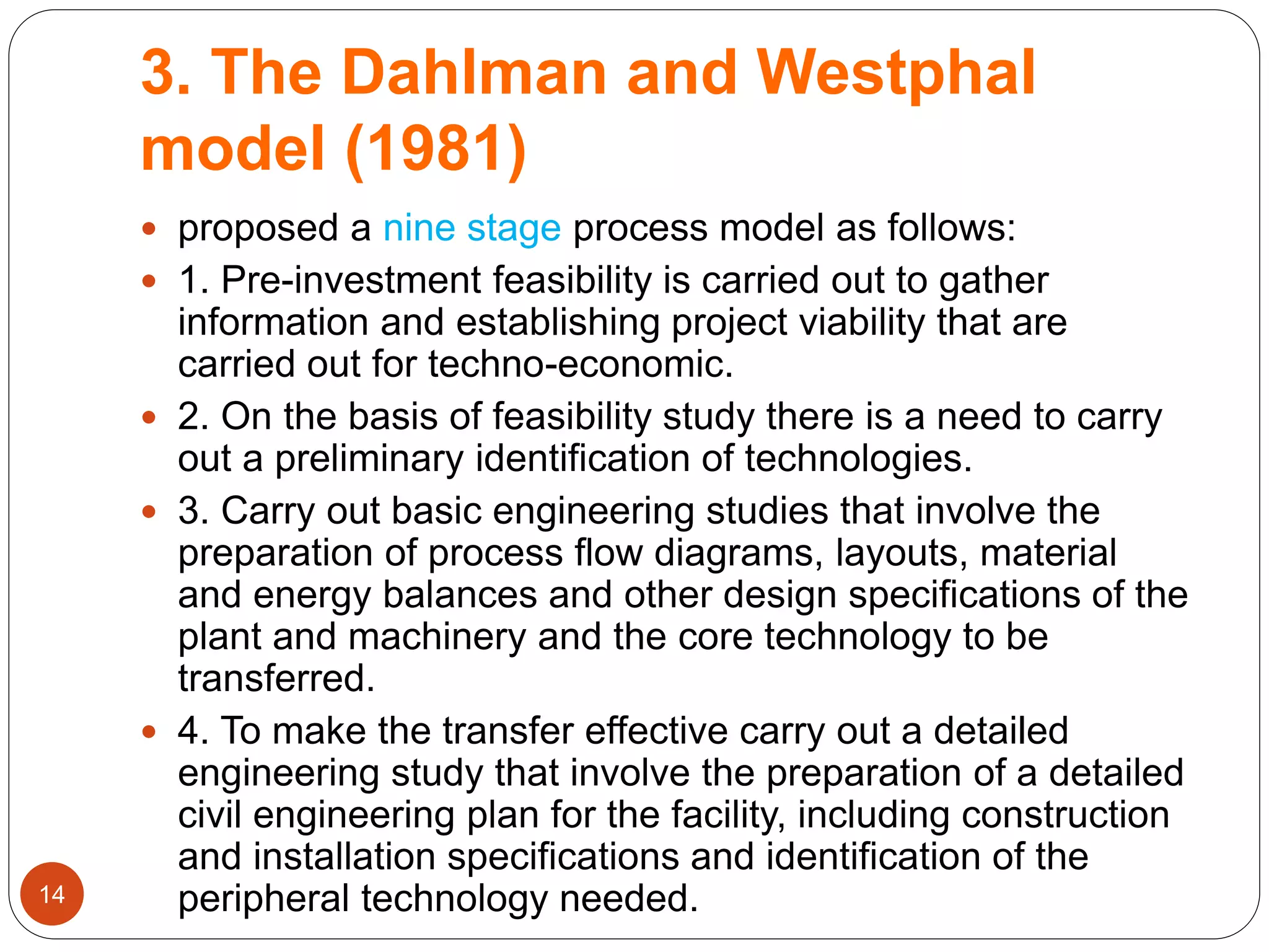 Technology Tranfer models | PPTX